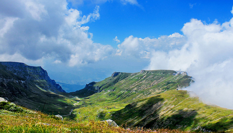 Las Montañas de Carpatos Rumania