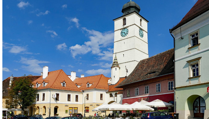 plaza del consejo sibiu rumania