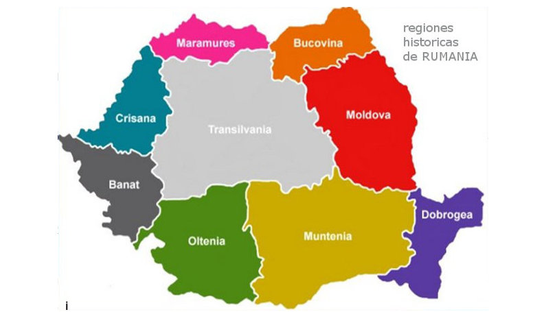 Regiones de Rumania